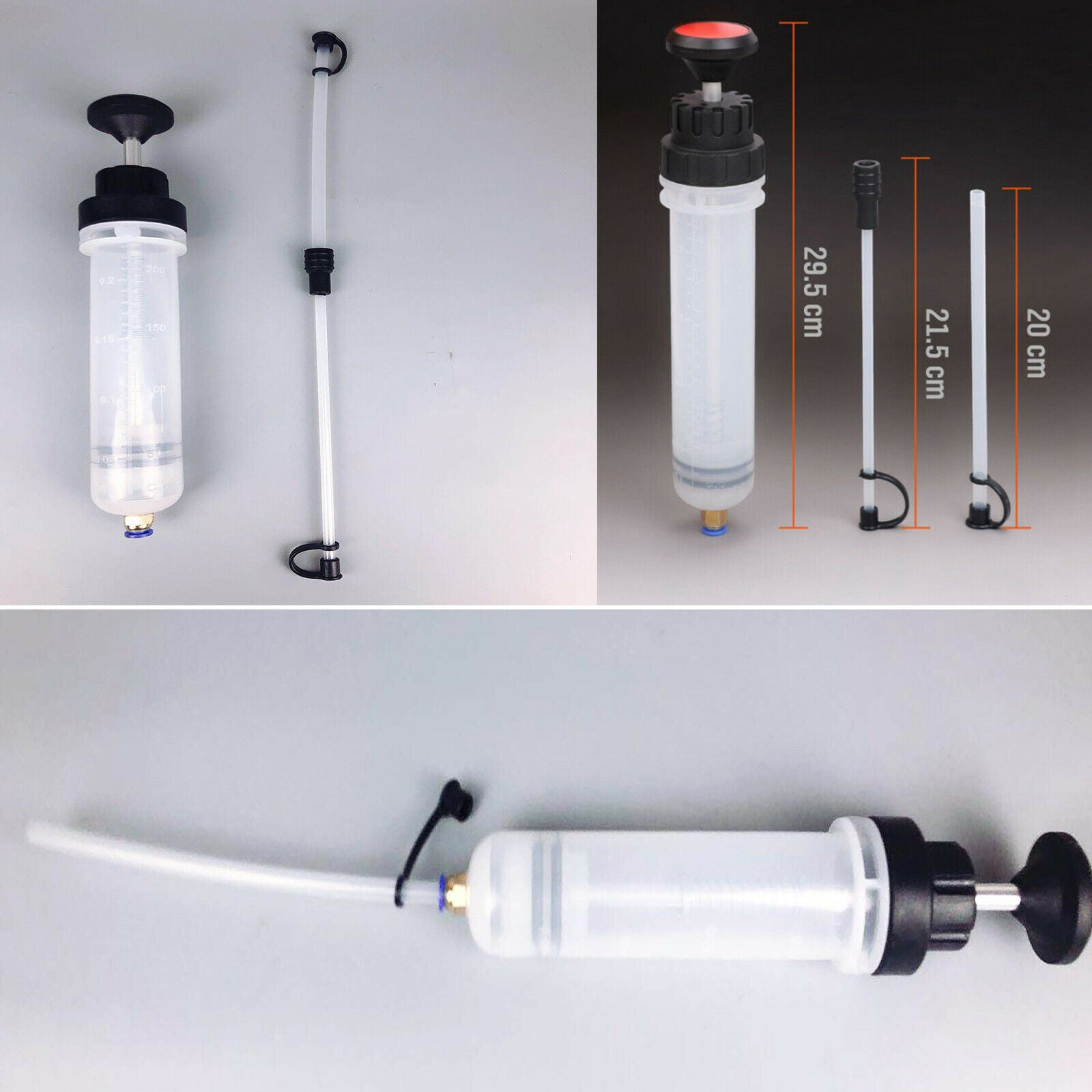 Car Pump Fluid Extraction Filling Syringe Transfer Liquid Oil Extractor Set