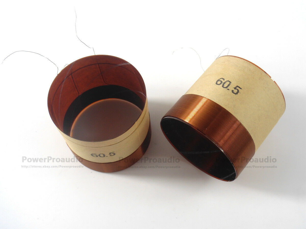 2 pcs 60.5 mm skeleton: woofer / loudspeaker / speaker voice coil