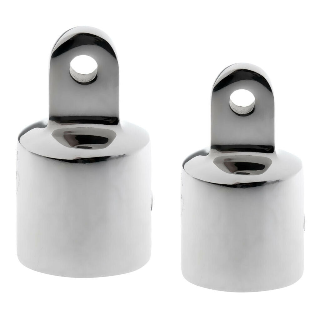 2 Pieces Eye End   Bimini Top Fitting Boat Hardware 316 Stainless Steel