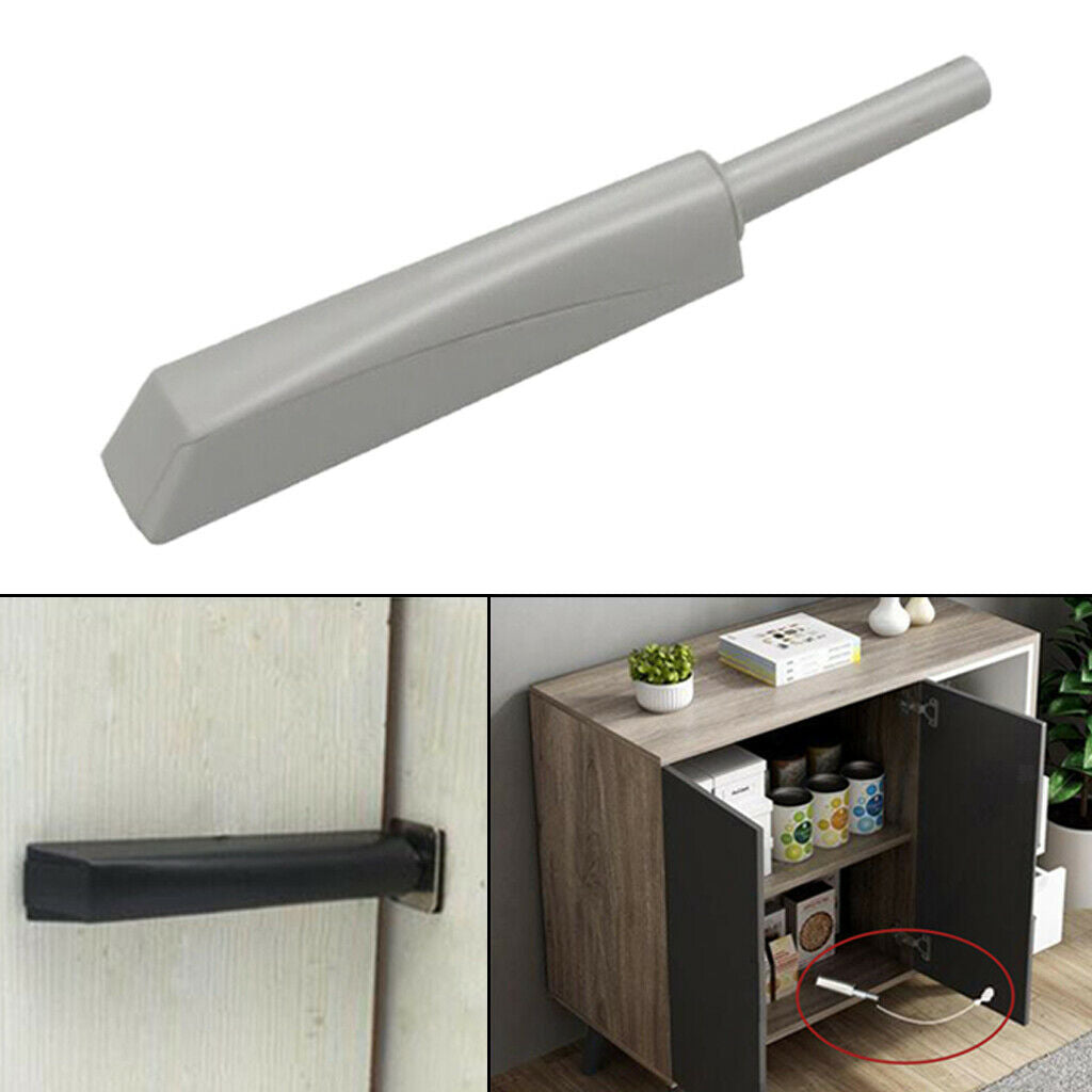 Magnetic Tip Latch Touch Release Drawer Door Cabinet Catch Push To Open Gray