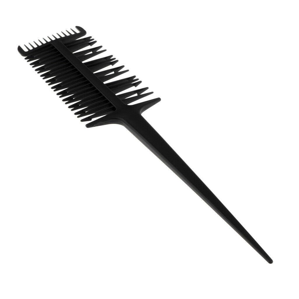 Highlight Comb Plastic Hair Dyeing Comb Weave Weaving Comb Hair Dye Styling