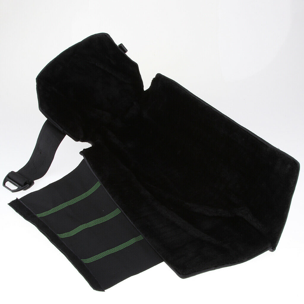 Motorcycle Motorbike Riding Long PU Knee Leg Sleeve Plush Kneepad Adjustable