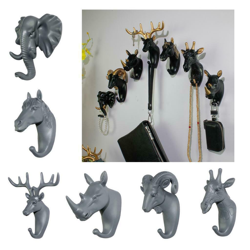 Nordic Style Wall Hook Rack Hanger for Hat Coat Keys Sundries Deer