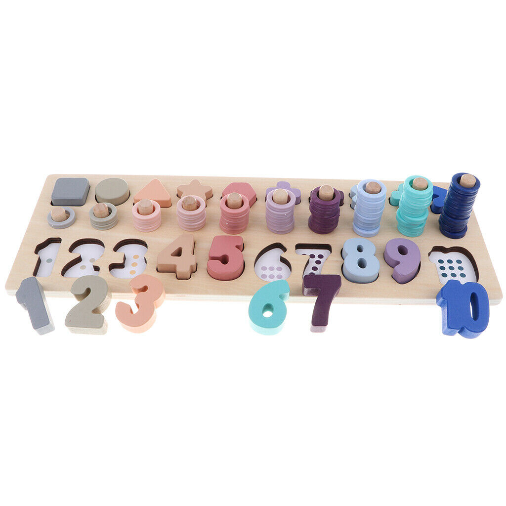 Geometric Wooden Toys Intellectual Development For Children
