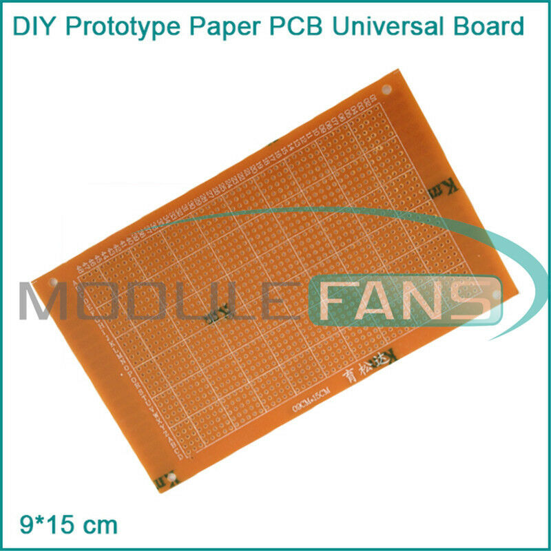 20Pcs DIY Prototype 9 x 15 cm Paper PCB fr4 Universal Board Prototyping PCB Kit