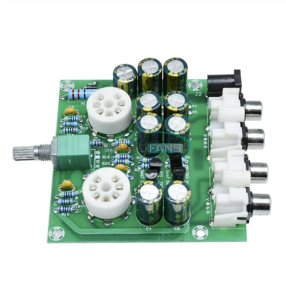 6J2 Valve Pre-amp Tube PreAmplifier Board Bass on Musical Fidelity X10-D Circuit