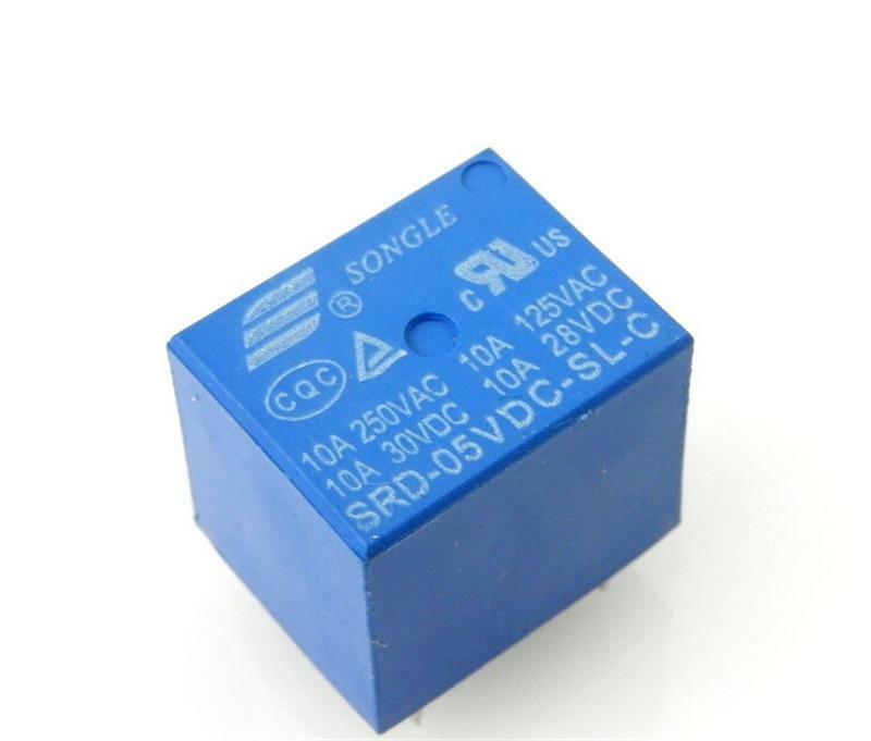 3 X mini relais d'alimentation 5V DC SRD-5VDC-SL-C type PC.l8