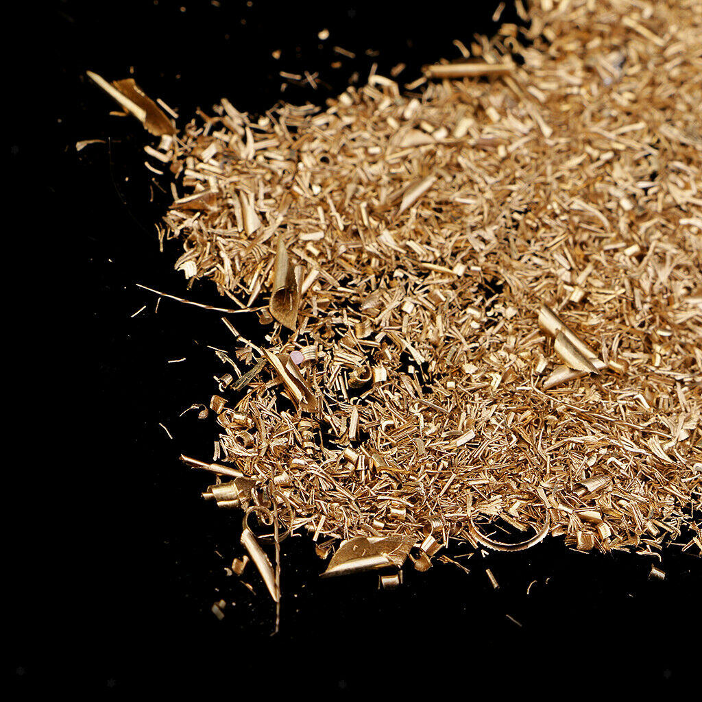 Natural crushed brass for jewelry making