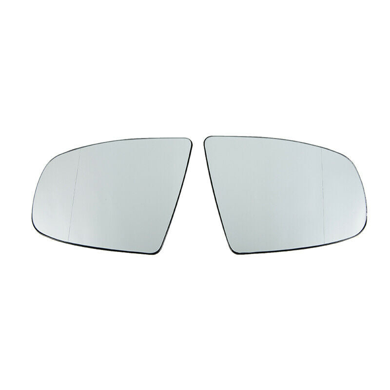 2pcs Door Wing Side Rearview Clear Mirror Glass Heated For X6 E71 E72 2008-2014
