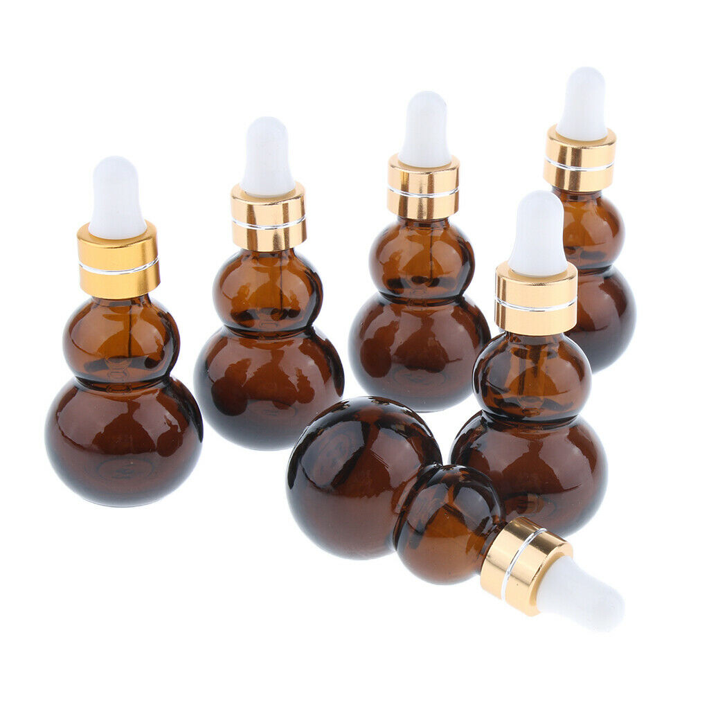 12pcs Glass Dropper Bottles Sample Vials with Eye Dropper for Essential Oils