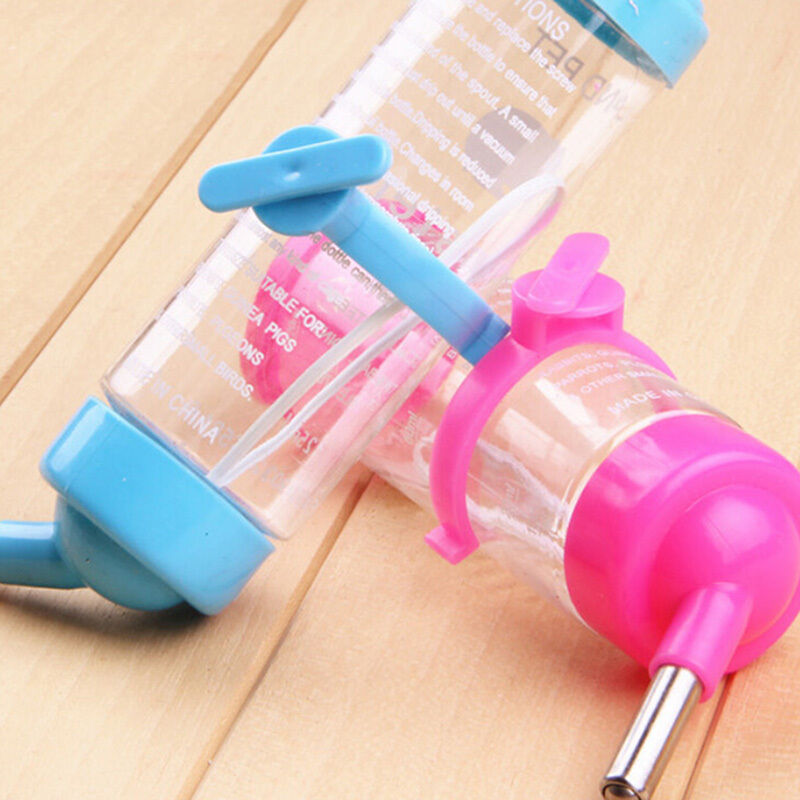 Hamsters Water Bottle Holder Dispenser Base Hut Small Animal Hideout Comb B Tt