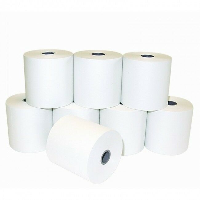 Pack of 5 57x57mm A Grade Till Rolls. Single Ply Adding Machine Receipt Paper.