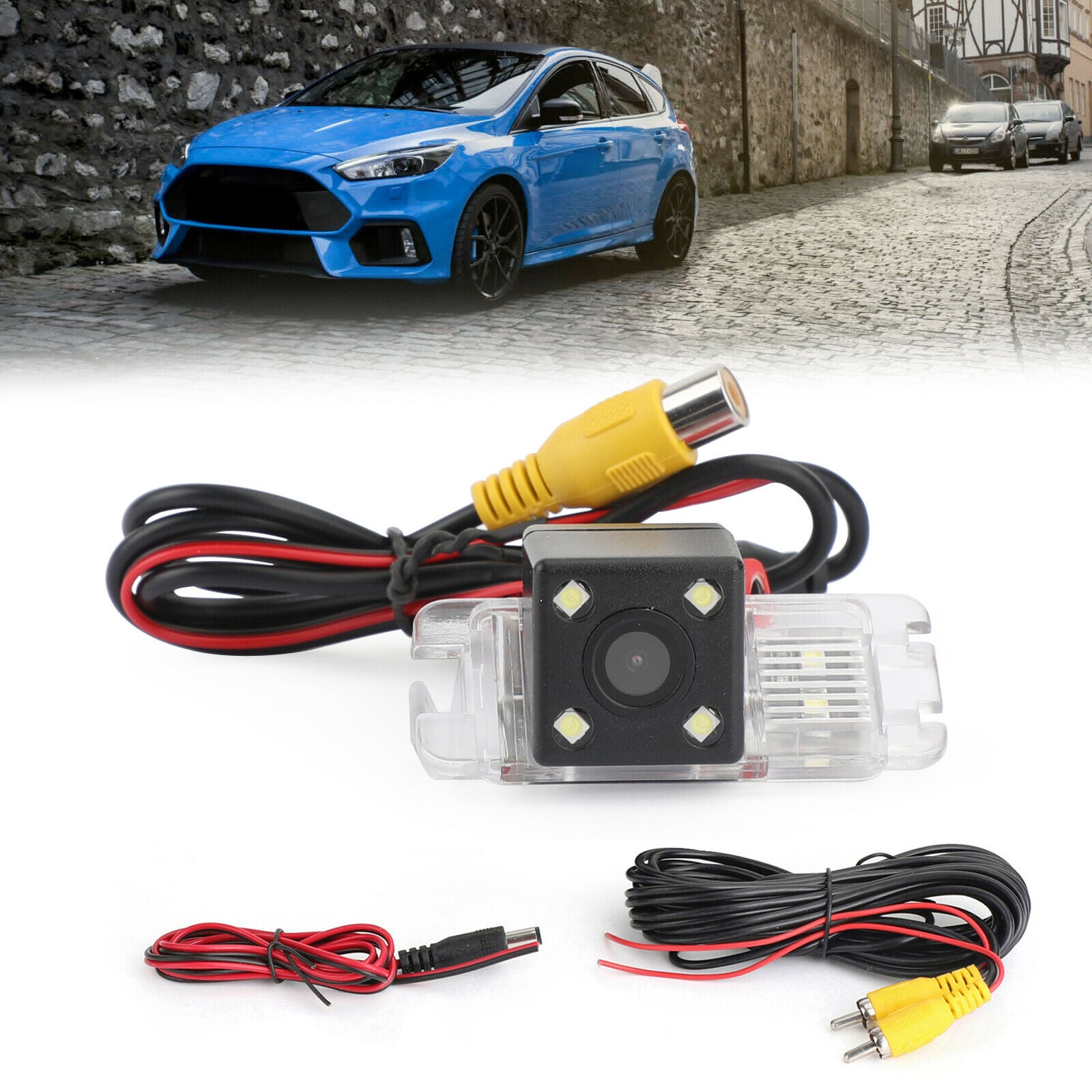 Car 4LED Reverse Backup Camera Fit For FORD MONDEO/FIESTA/FOCUS S-Max B5