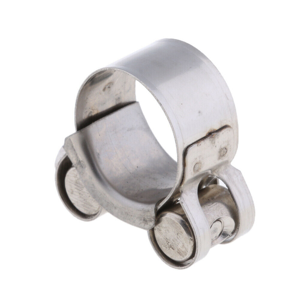26-28mm Motorcycle Exhaust V Band Clamp Flange Kit Quick Release Clamp Stainless