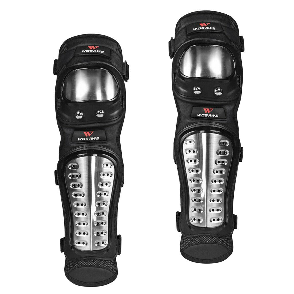 1 Pair Motorcycle Motocross Racing Knee Guards Pads /Protective Gear, Black