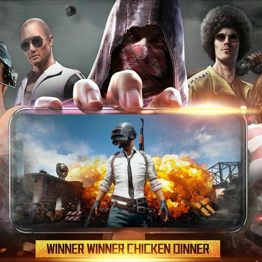 Mobile Phone Gamepad Shooter Fire Button PUBG Game Controller Shooting Trigger