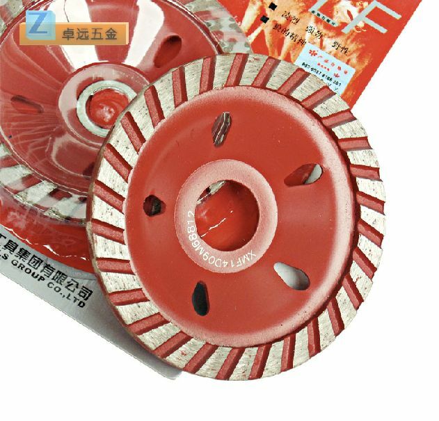 4 inch ( 4" ) Diamond sintered segment grinding CUP continuous rim wheel ( AA )