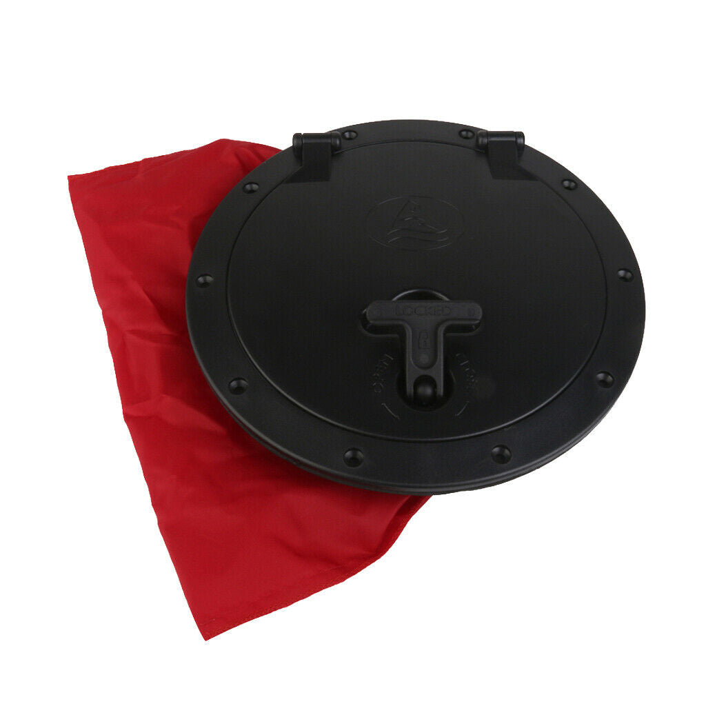 Durable Nylon 8" Kayak Canoe Deck Plate Hatch Cover Kayak Rib DIY Accessory