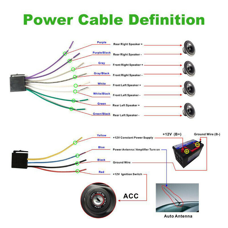 Car Stereo MP3 Hands-free Call Audio Player Color Version Steering Wheel Control