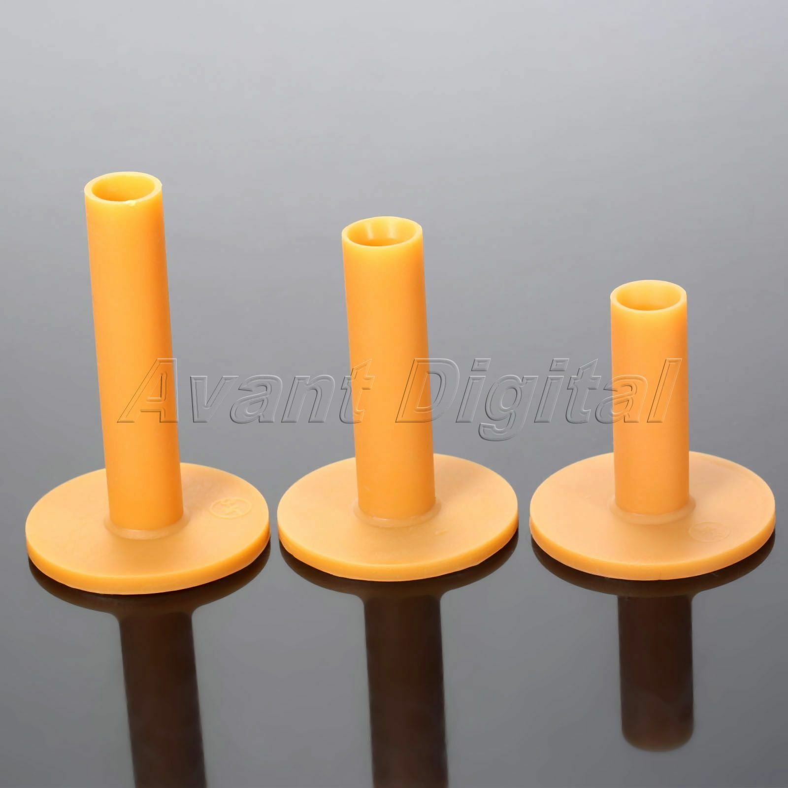 3pcs/Pack New Golf Rubber Tees Holder Range Practice Driving Training Tee Mat