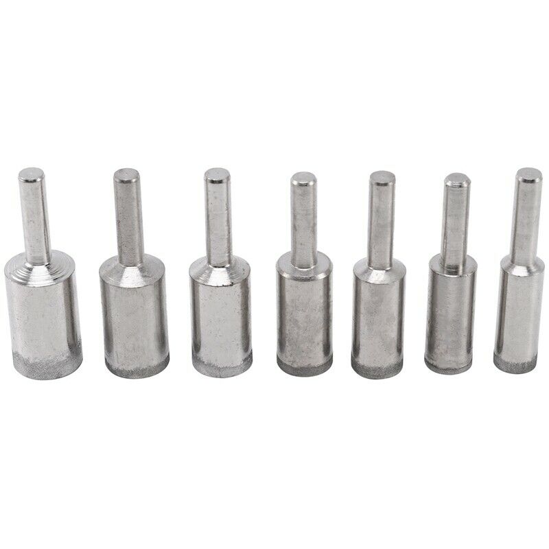 7Pcs/Set OD10-16mm Diamond Grinding Heads Cylindrical Wheel Ball Polishing TooF4