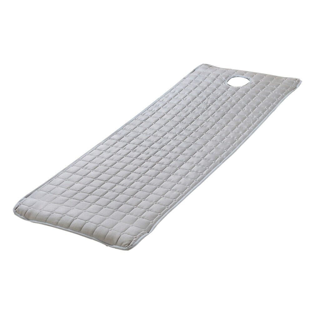 2pcs SPA Massage Table Sheet Pad Cosmetic Bed Cover Sheet Mattress 180x60cm Gray