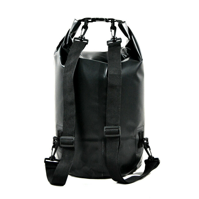 30L PVC Waterproof Dry Bag Boating Camping Rafting Sack Motorcycle Shoulder Bag