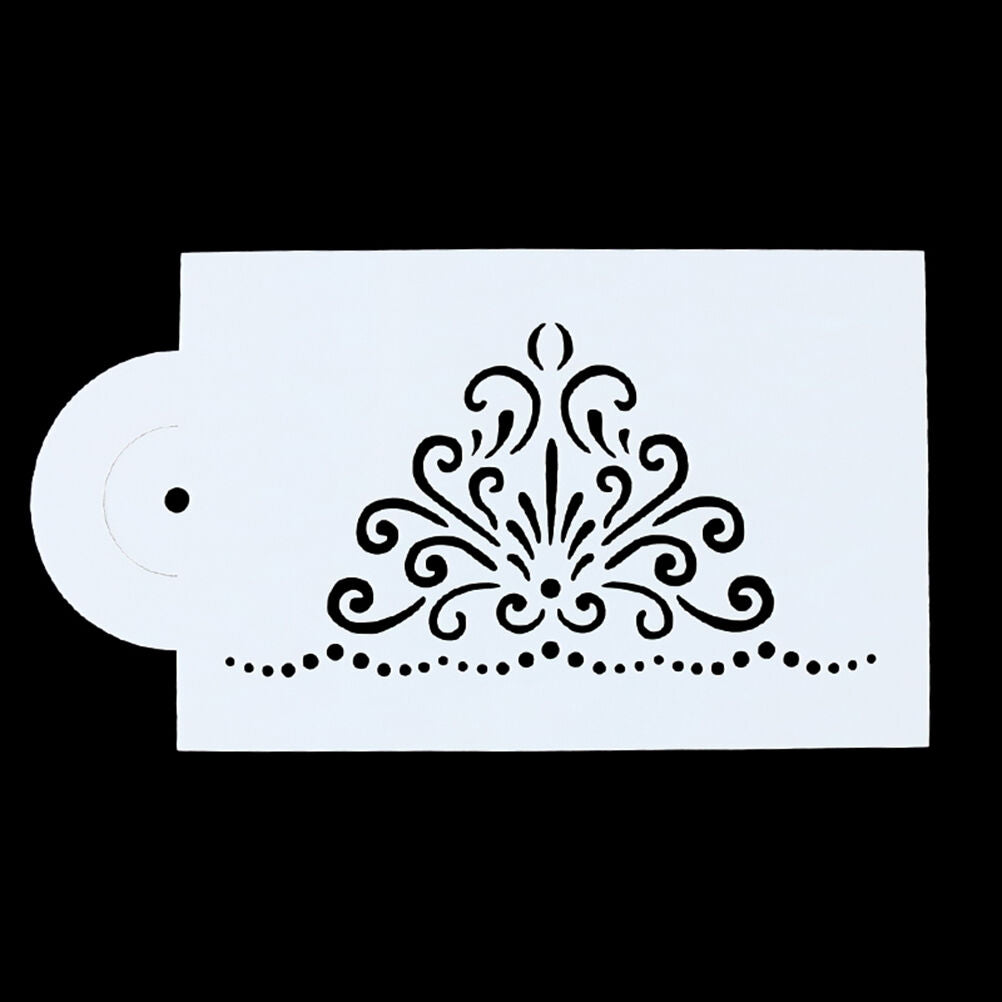 4PCS/Set Stencil Flower Fondant Cake Stencil Cookie Cake Stencil Decor Too.l8