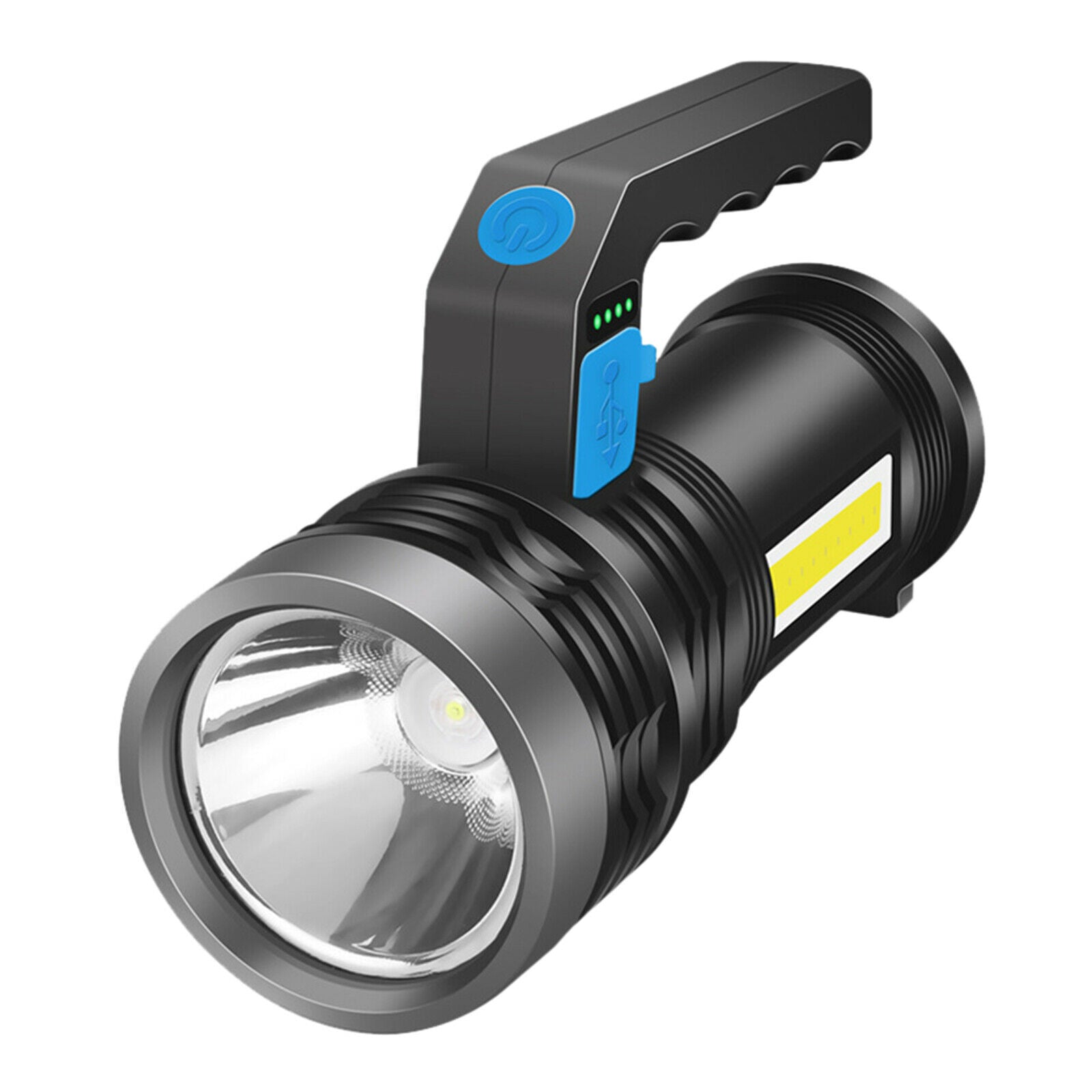 Super Bright Handheld Portable Spotlight USB for Hiking Fishing Up To 2000M