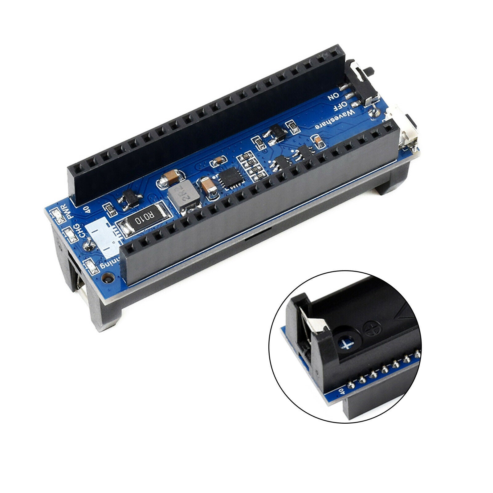 Pico Ups Uninterruptible Power Supply Expansion Board 800Mah For Raspberry Pi