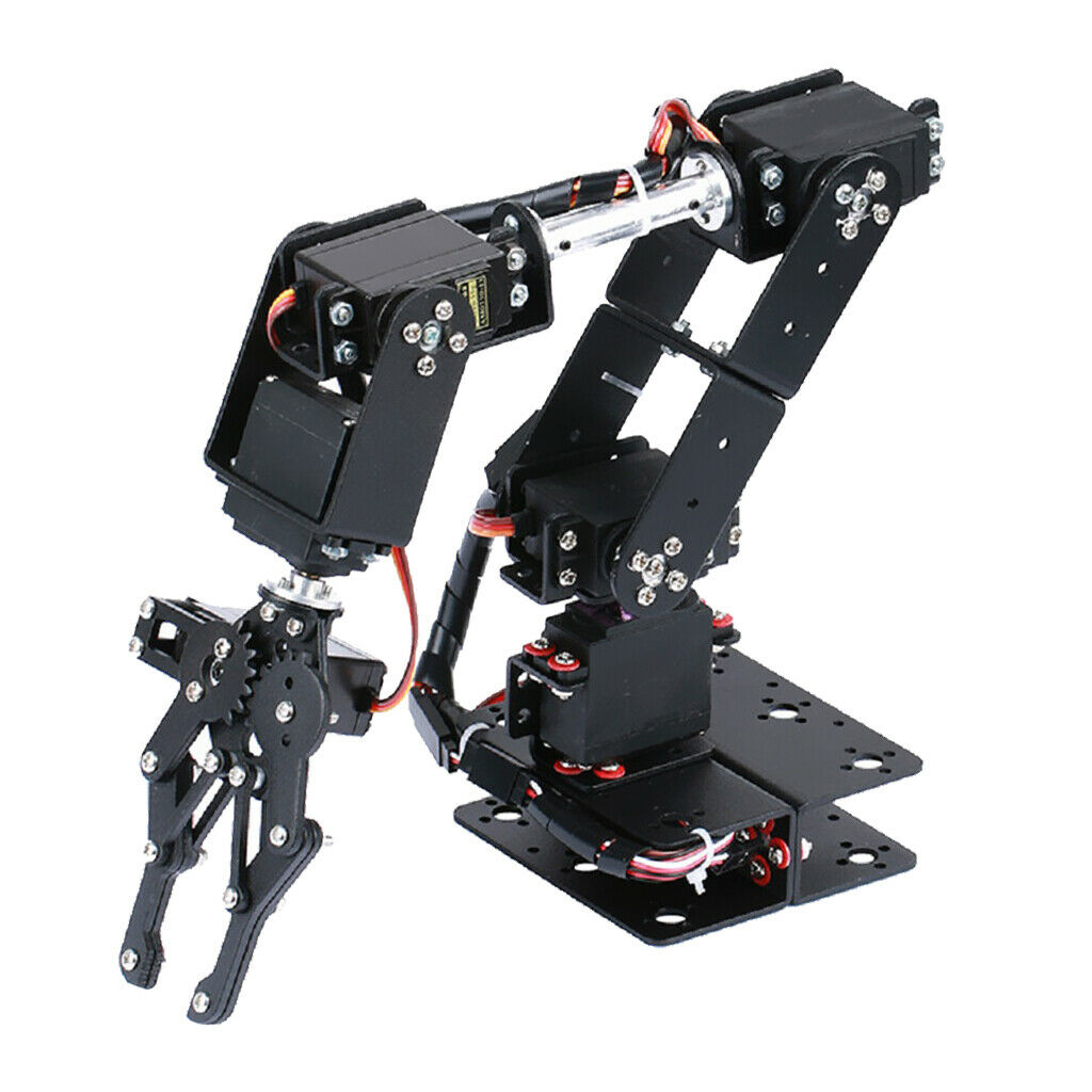 6-Dof Robot Mechanical Arm Servo Controlled for   Learning Robotics