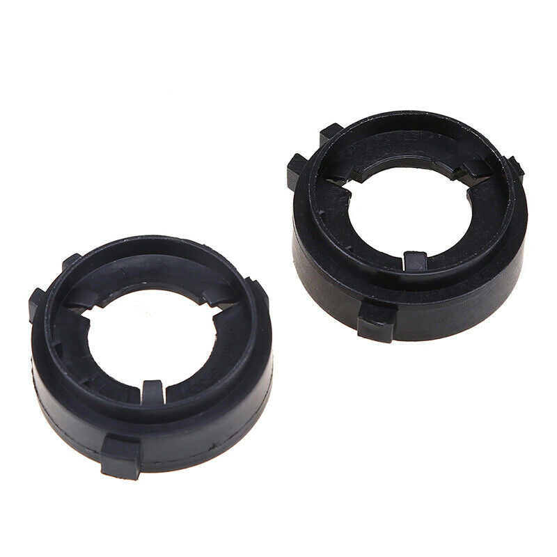 2PC Black H7 LED Headlight Bulb Adapter Holder Socket Retainer Clip Fit VW Golf