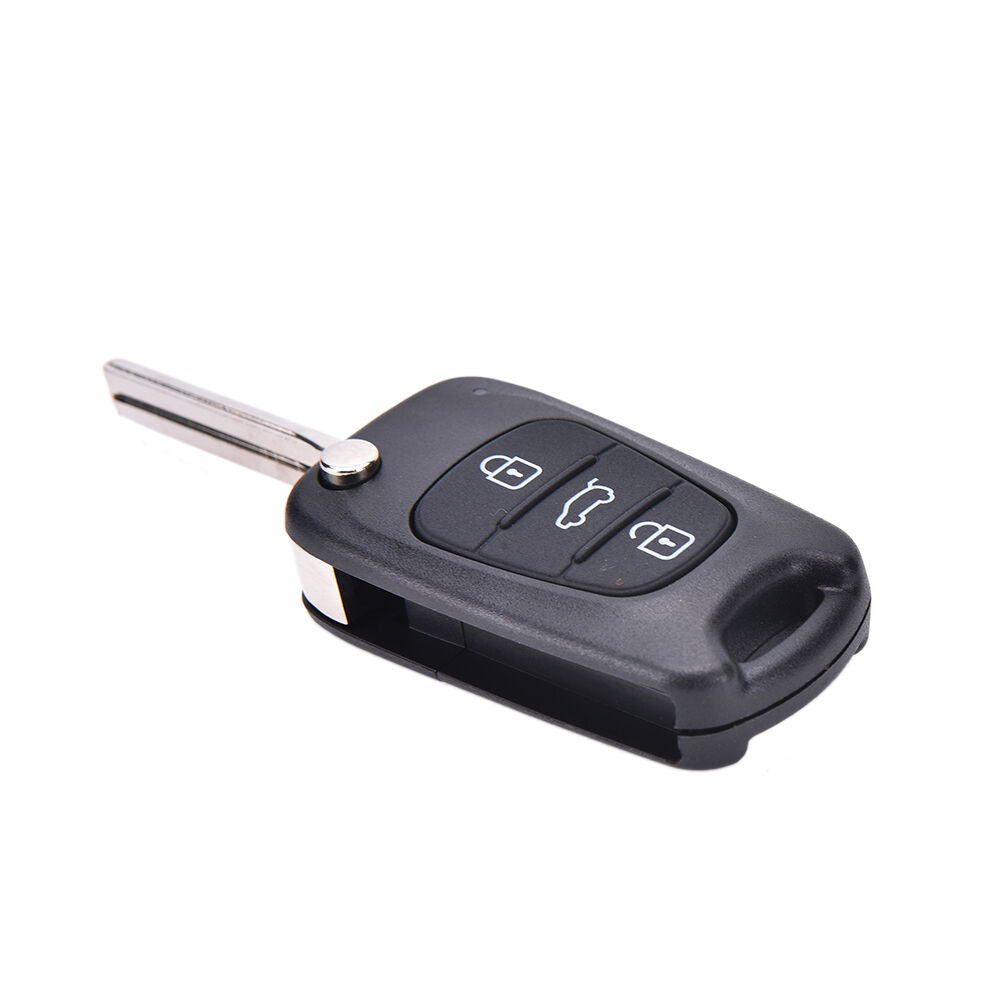 Remote Folding Key Shell Case 3Buttons Fob For Hyundai I20 I30 IX35 I35 UncuY TL