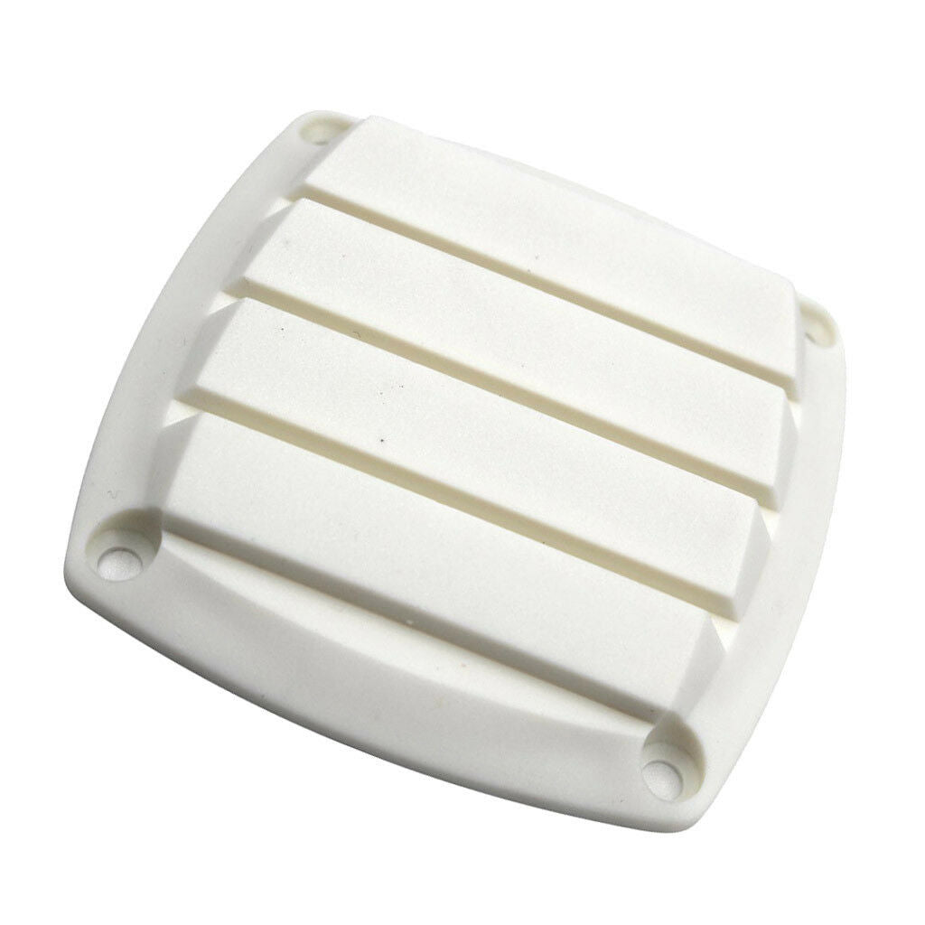 Marine Boat Louvered Vents Round 3 inch Hose Hull Air Vent Boat White