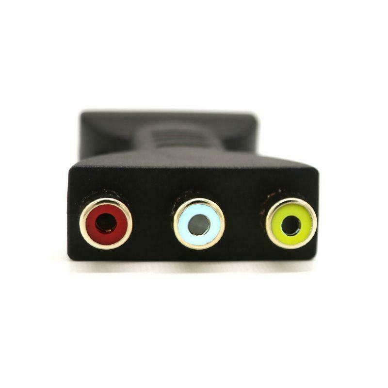 HDMI-compatible Male to 3 RCA Female Composite AV Audio Video Adapter Converter