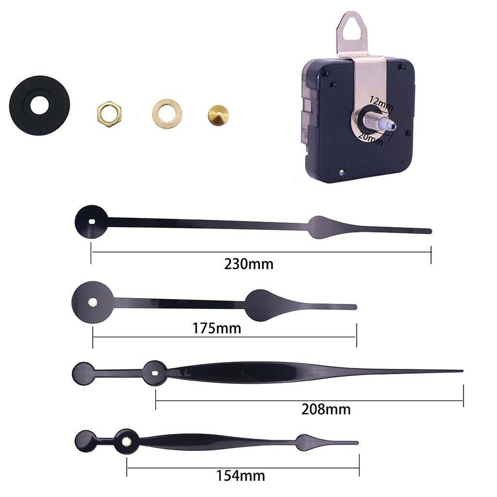 12888 Large Couple Movement And Diy Wall Clock
