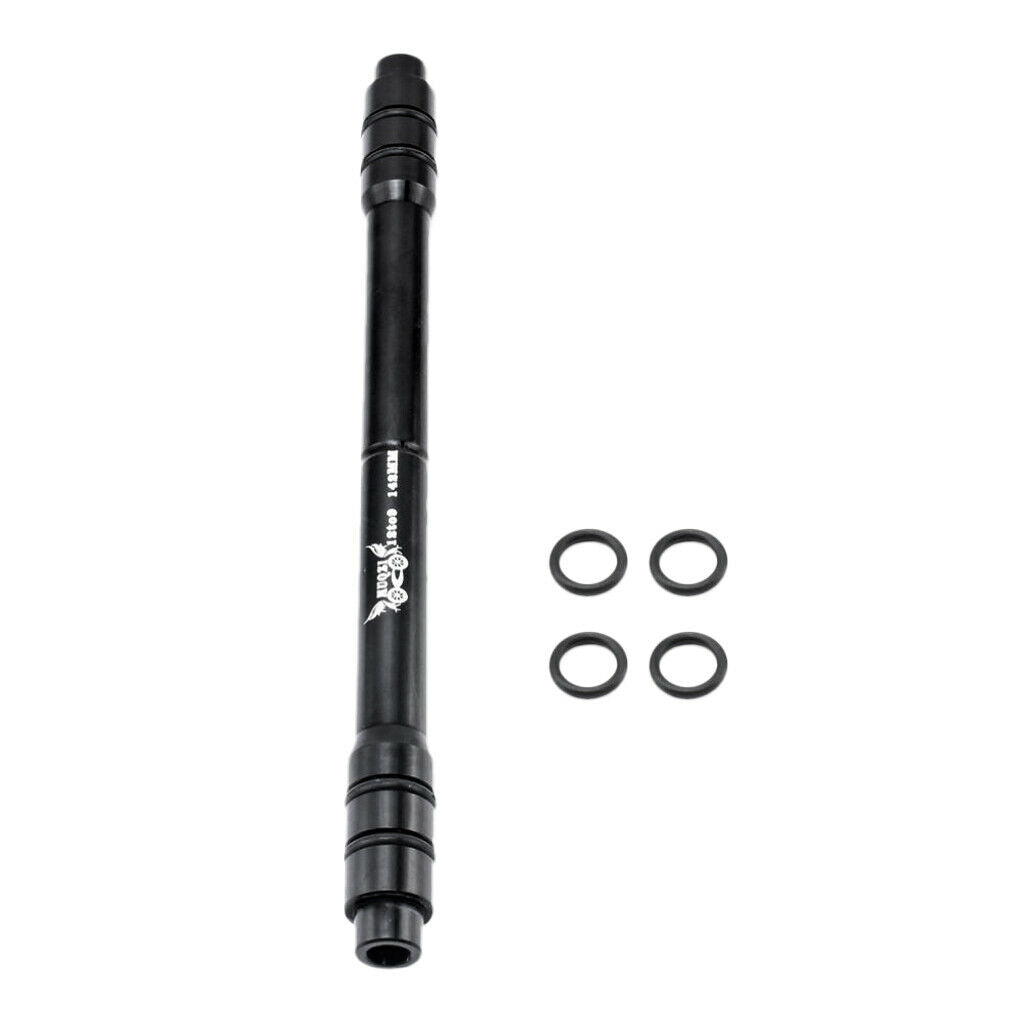 Bike Bicycle 12mm Thru Axle Hub Adapter to 9mm Quick Release Skewer Black