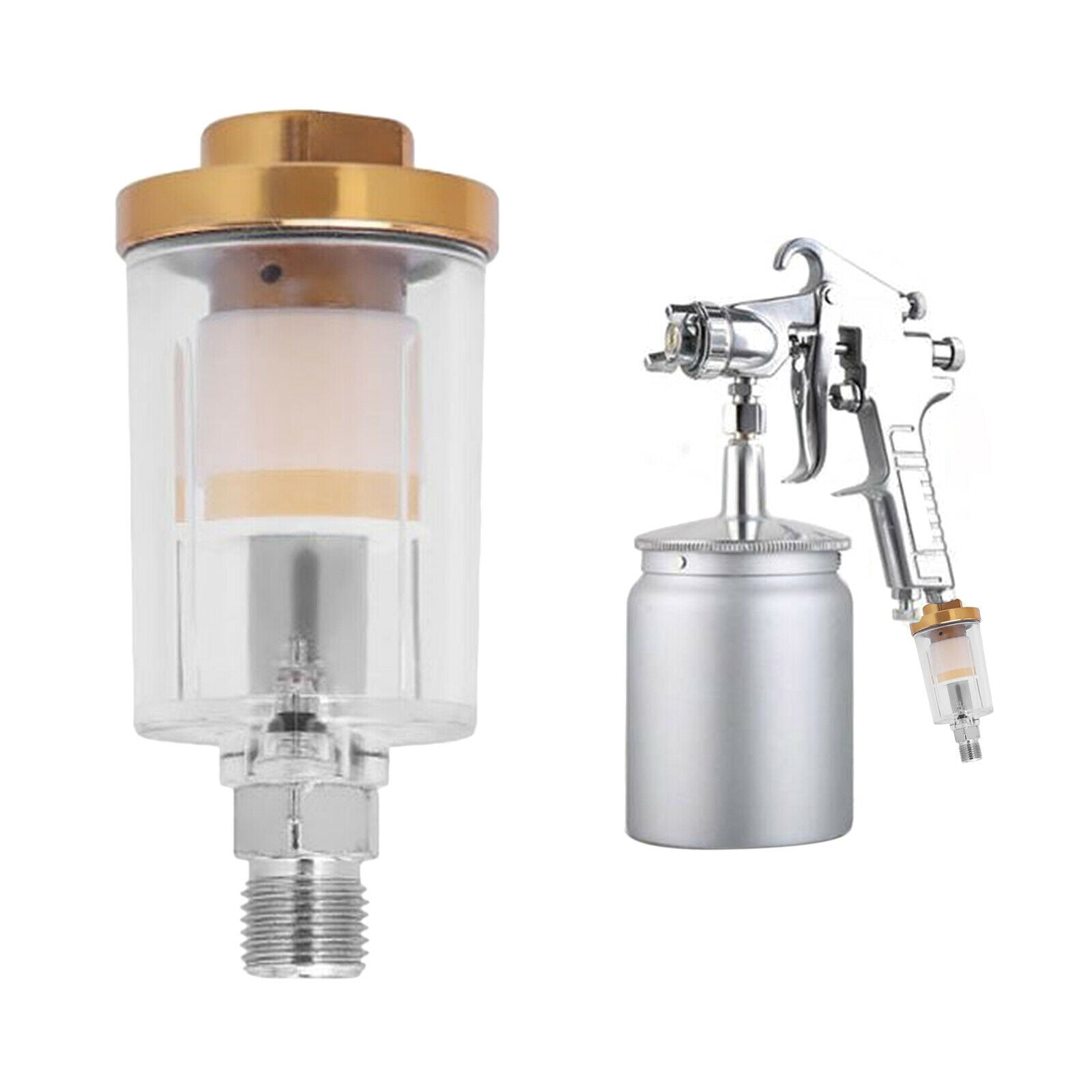 Water Oil Separator Spray Gun Filter Air Dryer Air Line Airbrush Separators