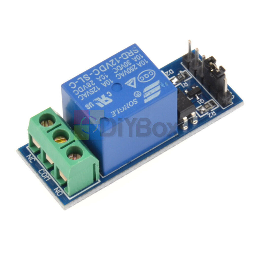 2PCS 12V 1CH 1 Channel Relay Module With Optocoupler Fit For Arduino PIC AVR ARM
