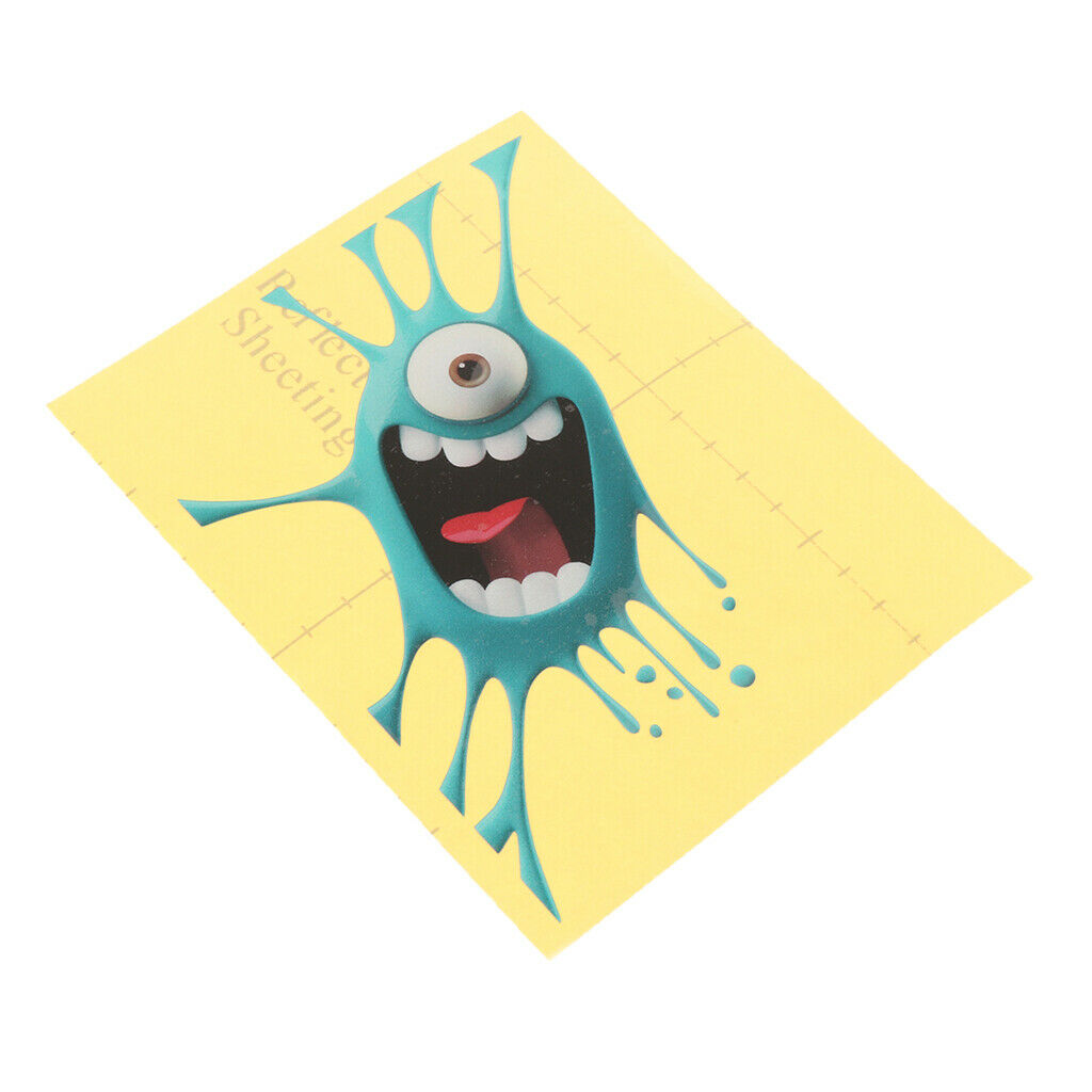 Vinyl Monster Stickers Waterproof Pink Cute Funny Cartoon Graffiti Decals