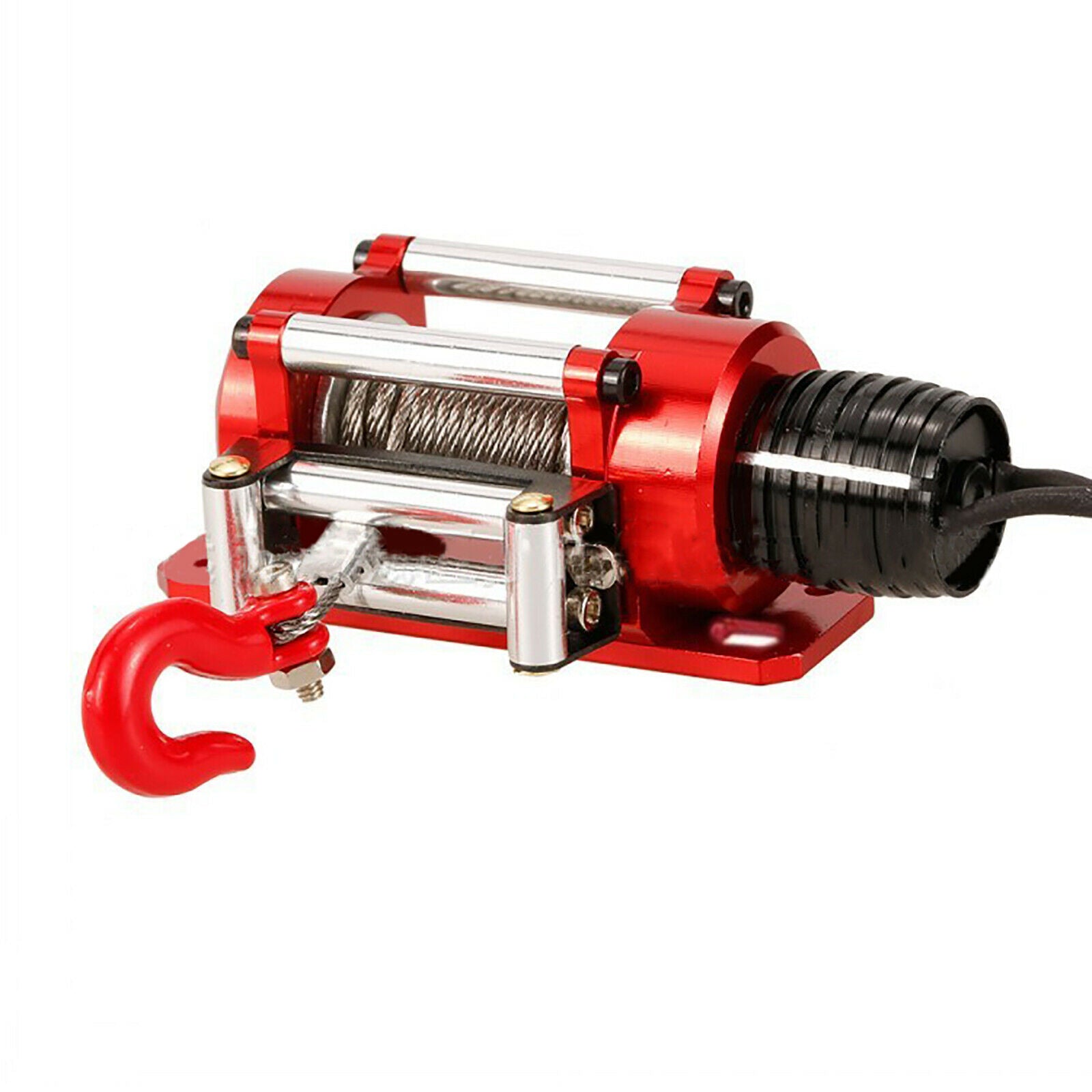 For Traxxas Axial D90 SCX10 II RC Car Crawler 1/10 Electric Metal CNC Winch Set