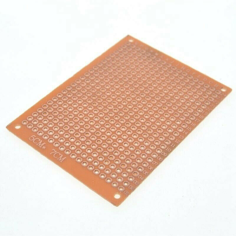 10Pcs 5 X 7cm Prototype Paper PCB Experiment Matrix Circuit Board Universal DIY