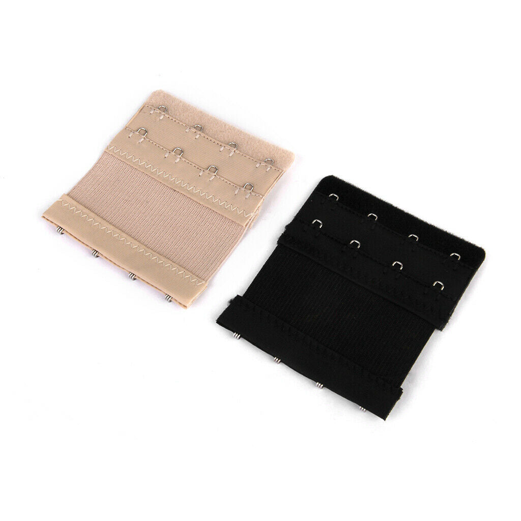2Pcs Ladies Bras Extensions Strapless Elastic Extension Strap + 3Pcs Bra Strap