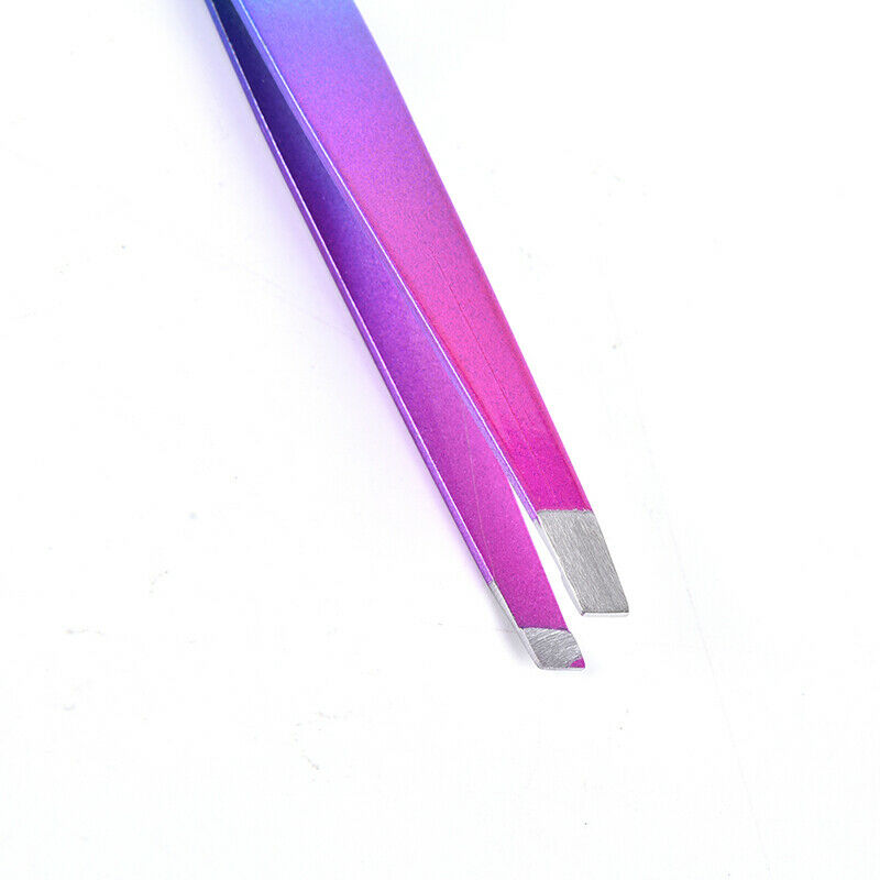 1pcs Stainless Steel Tweezers for Hair Eyebrow Plucker Nail Beauty Slanted.l8