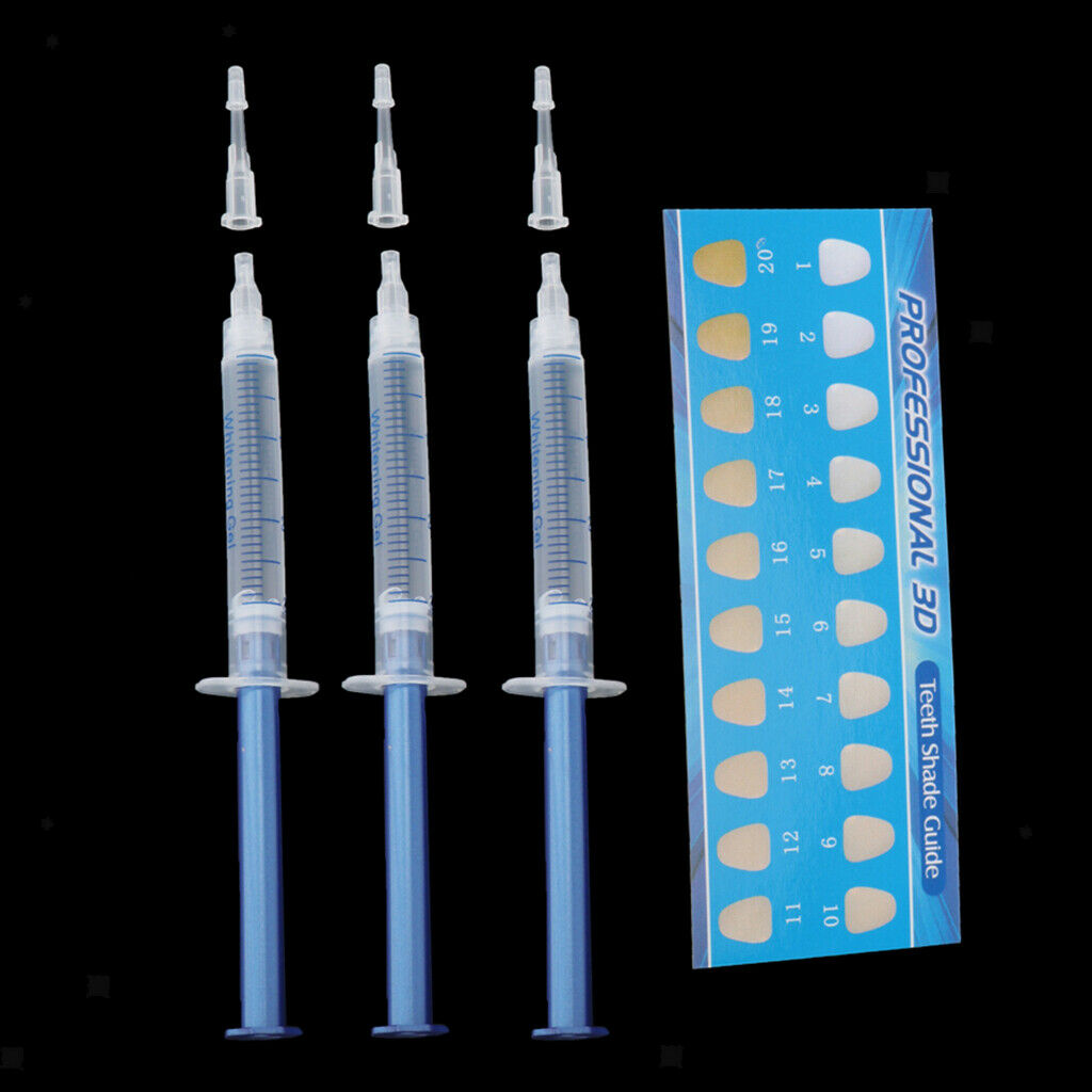 3 Pcs Instant Teeth Whitening Pen Tooth Whitener Gel Dental Stain Remover 3ml