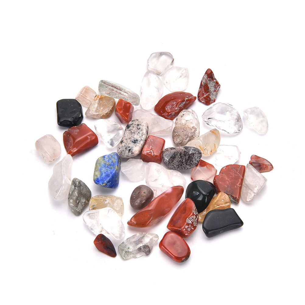50G Natural Colorful Quartz Crystal Mini Stone Rock Chips Specimens Healing BDA