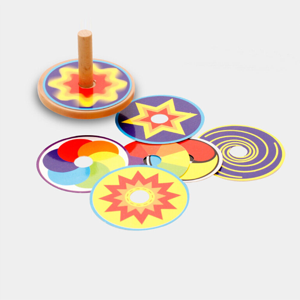 Wooden Classic Spinning Top Gyro Children Kids Developmental Gifts tdJC.l8