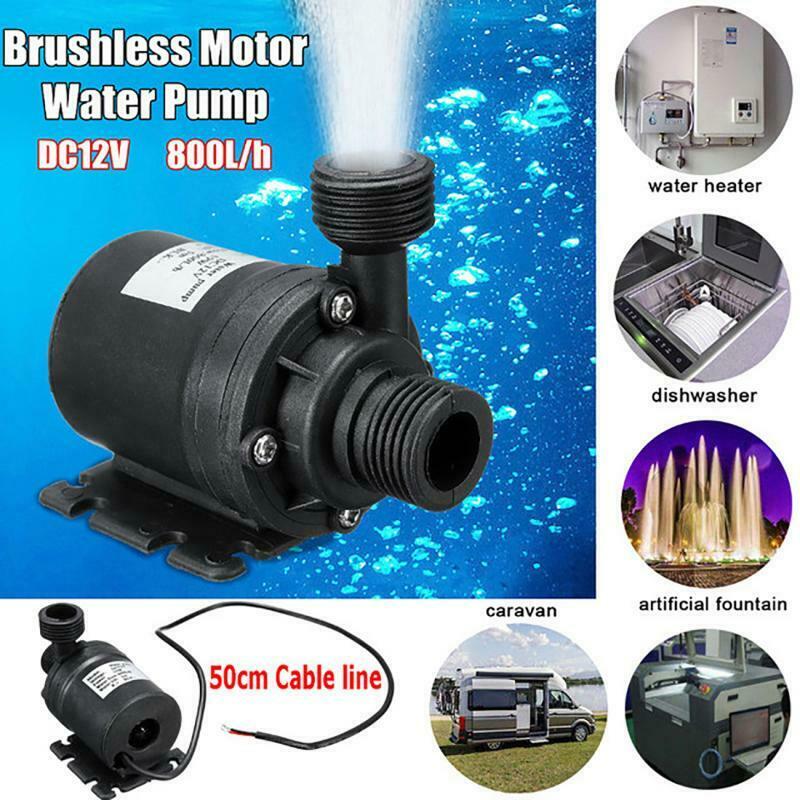 50W Solar Power Water Pump Continuous Working Low Noise DC Brushless Outdoor Set