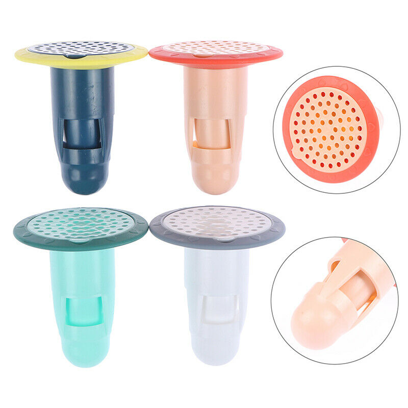 Bathroom Floor Drain Cover Deodorizer Drain Hair Catcher Stopper Sink Strai KX