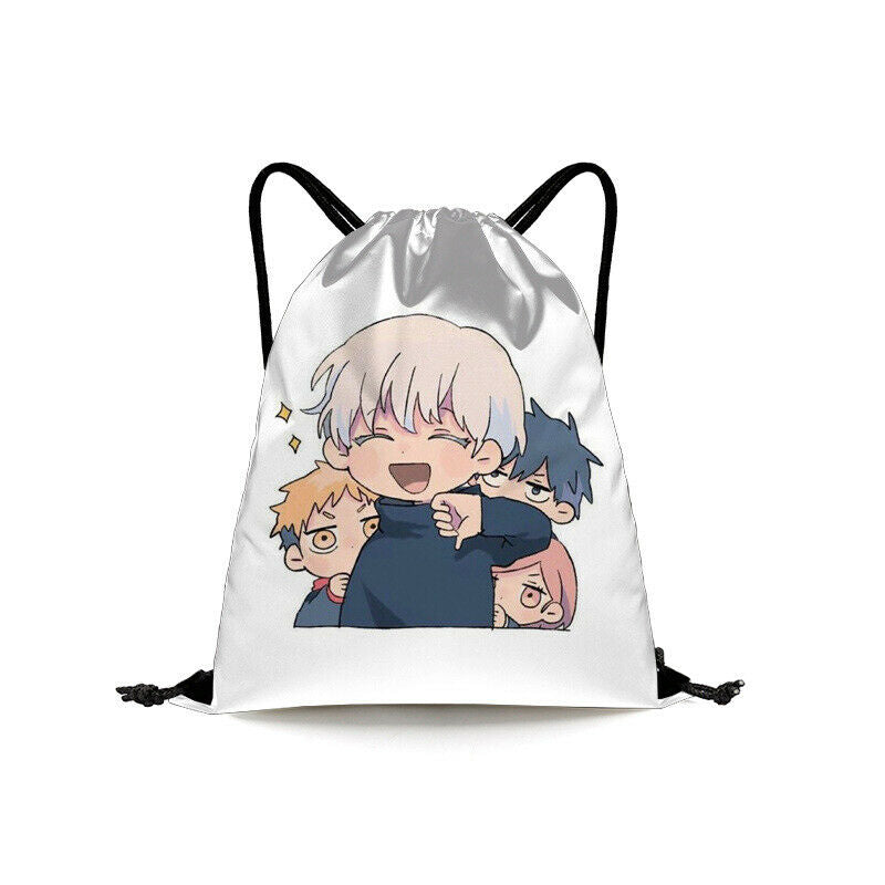 Anime Jujutsu Kaisen Drawstring Bag Shoulders bag Handbag Birthday Gift